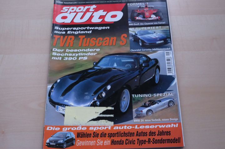 Deckblatt Sport Auto (09/2003)